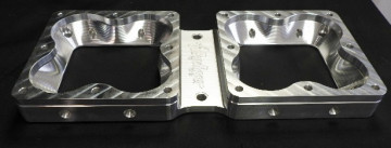 RBZ-8500-DUAL  ACCUFAB 8500 CFM THROTTLE BODY BILLET DUAL  ADAPTER FOR BLOWER